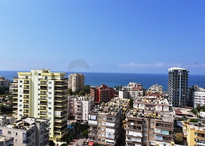 دوبلكس اربع غرف وصالة باطلالة بحرية ساحرة في مهموتلار / الانيا 