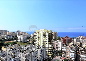 دوبلكس اربع غرف وصالة باطلالة بحرية ساحرة في مهموتلار / الانيا 