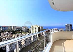 دوبلكس اربع غرف وصالة باطلالة بحرية ساحرة في مهموتلار / الانيا 