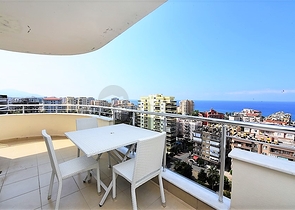 دوبلكس اربع غرف وصالة باطلالة بحرية ساحرة في مهموتلار / الانيا 