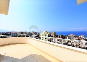 دوبلكس اربع غرف وصالة باطلالة بحرية ساحرة في مهموتلار / الانيا 