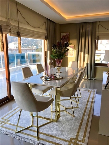 دوبلكس مفروشة من تصميم اربع غرف وصالة في مهموتلار / الانيا 