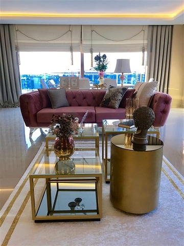 دوبلكس مفروشة من تصميم اربع غرف وصالة في مهموتلار / الانيا 