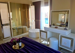 دوبلكس مفروشة من تصميم اربع غرف وصالة في مهموتلار / الانيا 