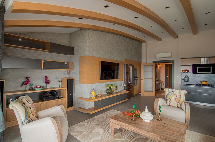 شقق فاخرة 3 + 1 بإطلالة على البحر في كونيالتي أنطاليا 