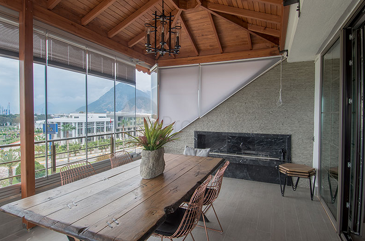 شقق فاخرة 3 + 1 بإطلالة على البحر في كونيالتي أنطاليا 