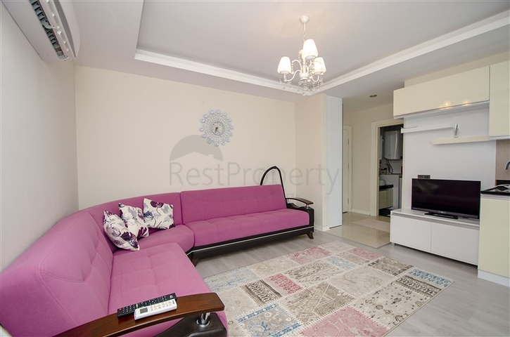 شقة بغرفة نوم واحدة مع أثاث في مجمع مخطط شقق فندقيه