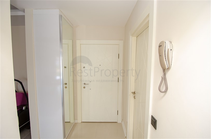 شقة بغرفة نوم واحدة مع أثاث في مجمع مخطط شقق فندقيه