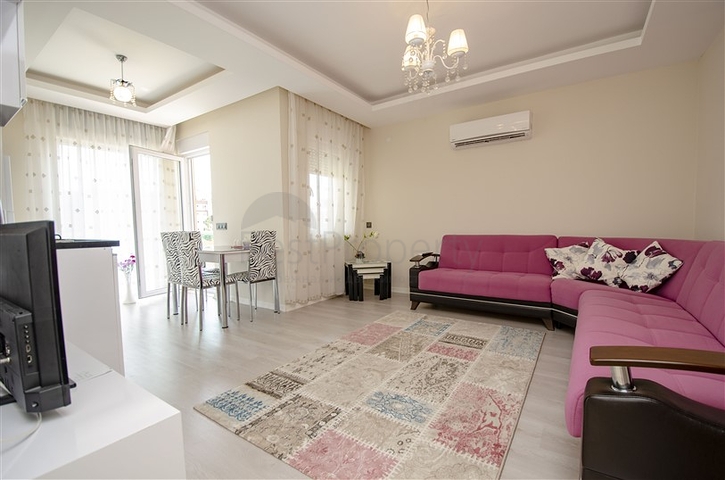 شقة بغرفة نوم واحدة مع أثاث في مجمع مخطط شقق فندقيه