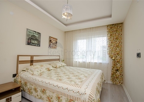 شقة بغرفة نوم واحدة مع أثاث في مجمع مخطط شقق فندقيه