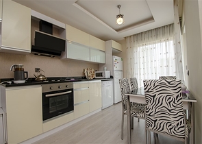 شقة بغرفة نوم واحدة مع أثاث في مجمع مخطط شقق فندقيه