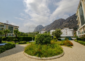 شقة بغرفة نوم واحدة مع أثاث في مجمع مخطط شقق فندقيه