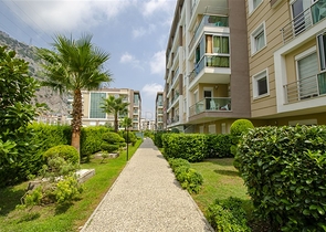 شقة بغرفة نوم واحدة مع أثاث في مجمع مخطط شقق فندقيه