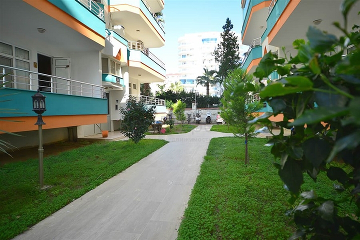 اول صف على البحر - شقة مؤثثة من تصميم غرفتين وصالة في مهموتلار / الانيا 