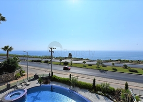 شقة غرفتين وصالة باطلالة بحرية ساحرة في كارجي جاك / الانيا 