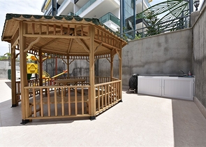 شقة غرفتين وصالة باطلالة بحرية ساحرة في كارجي جاك / الانيا 