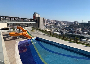 شقة غرفتين وصالة ضمن مجمع سكني خمس نجوم في مركز اسطنبول الاوربية / ايوب سلطان 