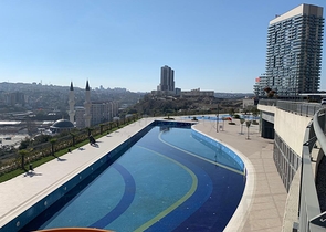 شقة غرفتين وصالة ضمن مجمع سكني خمس نجوم في مركز اسطنبول الاوربية / ايوب سلطان 