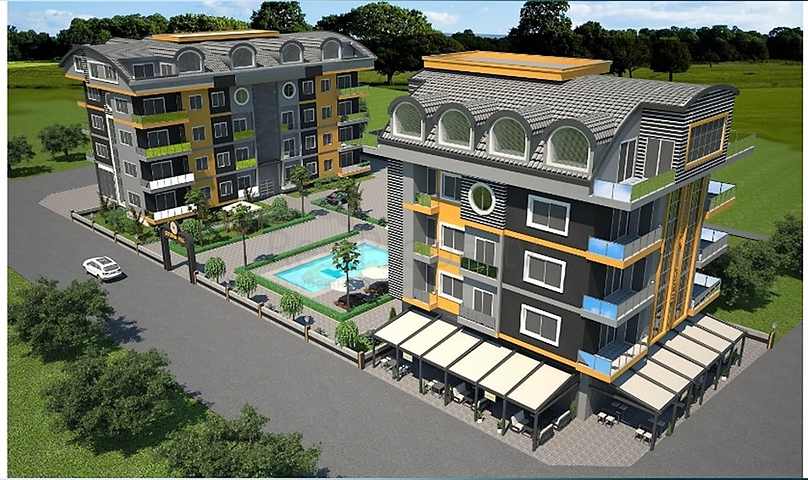 مجمع سكني حديث في اوبا / الانيا 