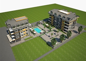 مجمع سكني حديث في اوبا / الانيا 