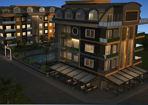 مجمع سكني حديث في اوبا / الانيا 