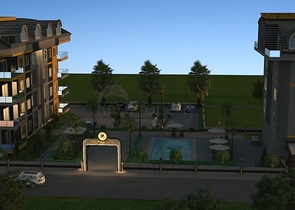 مجمع سكني حديث في اوبا / الانيا 