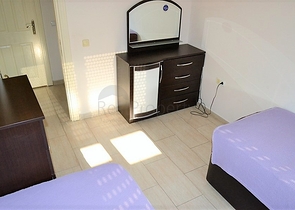 شقة غرفتين وصالة مفروشة ضمن مجمع سكني جنب مول الانيوم - اوبا / الانيا 