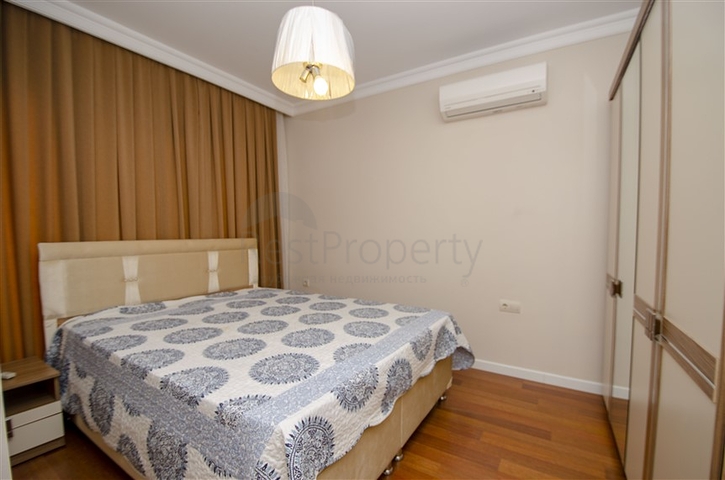 شقة 1 +1 مع الأثاث في ليمان كونيالتي 600 م إلى البحر