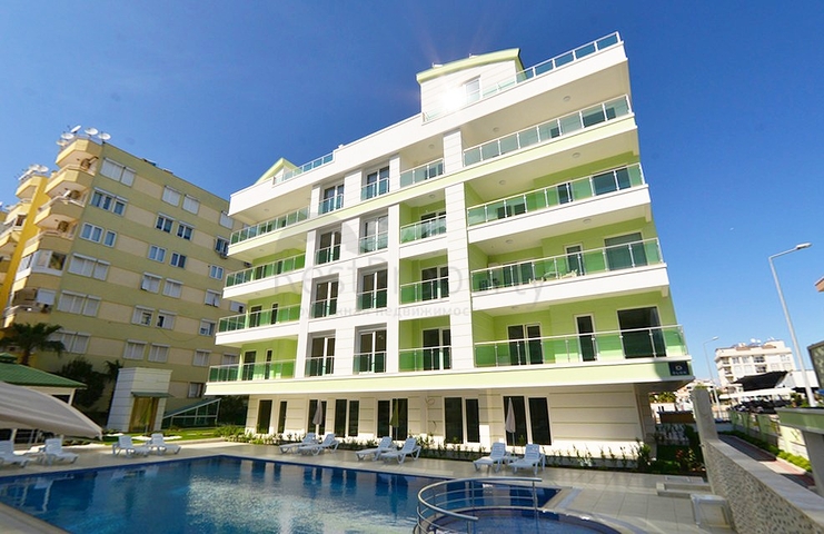 شقة 1 +1 مع الأثاث في ليمان كونيالتي 600 م إلى البحر