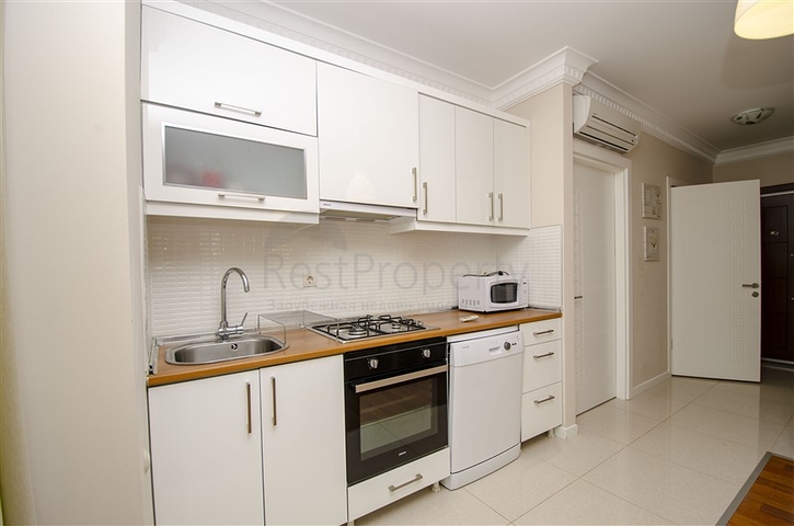 شقة 1 +1 مع الأثاث في ليمان كونيالتي 600 م إلى البحر