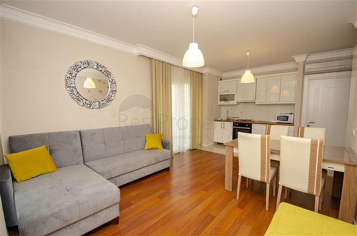 شقة 1 +1 مع الأثاث في ليمان كونيالتي 600 م إلى البحر