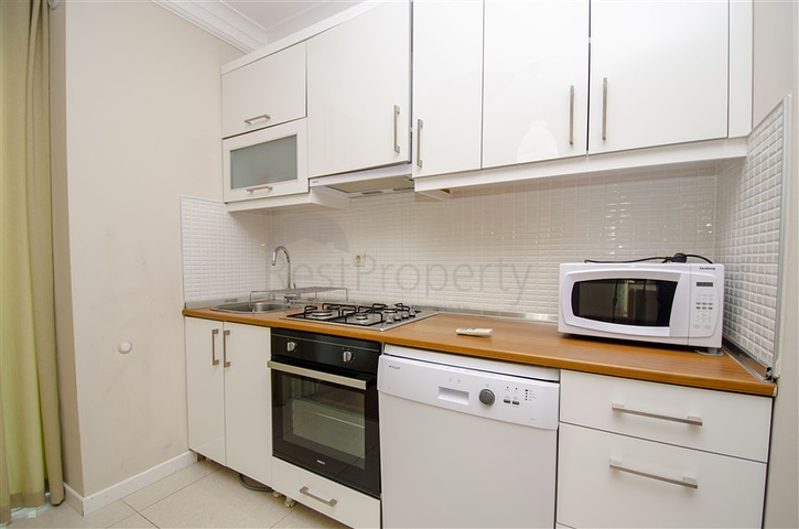 شقة 1 +1 مع الأثاث في ليمان كونيالتي 600 م إلى البحر