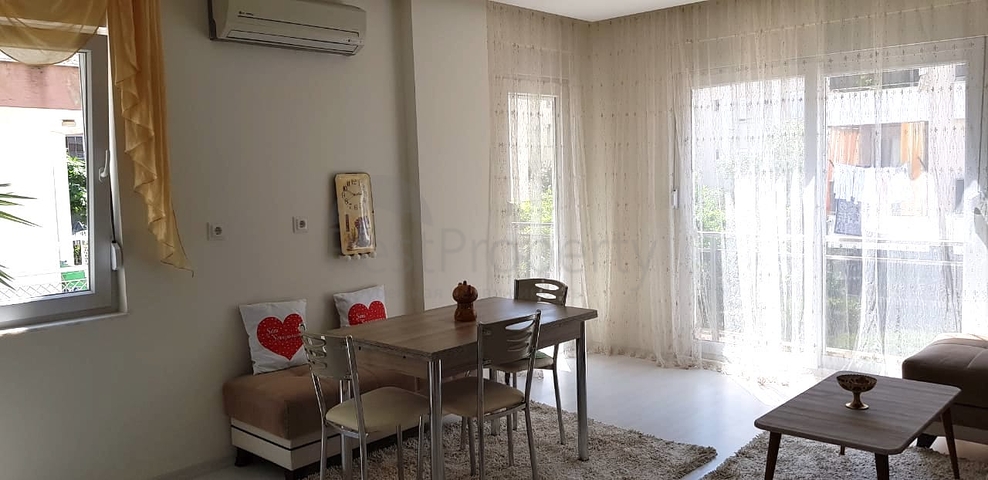 شقة بغرفة نوم واحدة مع الأثاث في وسط أنطاليا