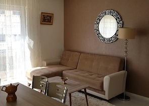 شقة بغرفة نوم واحدة مع الأثاث في وسط أنطاليا