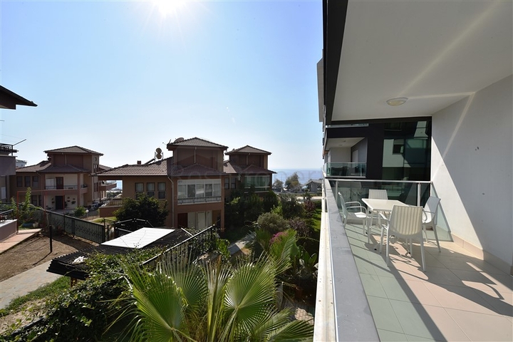 شقة غرفتين وصالة مفروشة ضمن مجمع فاخر في كارجي جاك / الانيا 