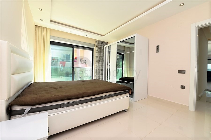 شقة غرفتين وصالة مفروشة ضمن مجمع فاخر في كارجي جاك / الانيا 