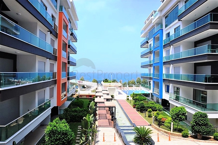 شقة غرفتين وصالة مفروشة ضمن مجمع فاخر في كارجي جاك / الانيا 