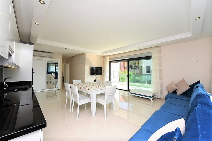 شقة غرفتين وصالة مفروشة ضمن مجمع فاخر في كارجي جاك / الانيا 