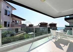 شقة غرفتين وصالة مفروشة ضمن مجمع فاخر في كارجي جاك / الانيا 