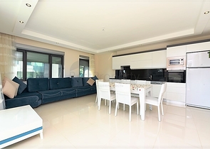 شقة غرفتين وصالة مفروشة ضمن مجمع فاخر في كارجي جاك / الانيا 