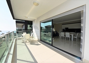 شقة غرفتين وصالة مفروشة ضمن مجمع فاخر في كارجي جاك / الانيا 