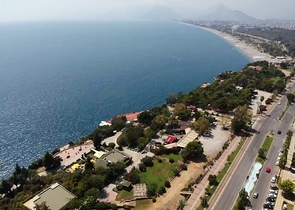 شقة 3 + 1 تطل على البحر الأبيض المتوسط في أنطاليا