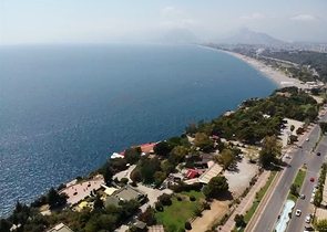 شقة 3 + 1 تطل على البحر الأبيض المتوسط في أنطاليا