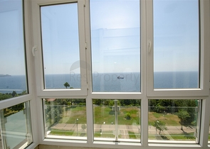 شقة 3 + 1 تطل على البحر الأبيض المتوسط في أنطاليا