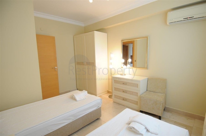 ضمن اشهر مجمعات الانيا - شقة مفروشة غرفتين وصالة 