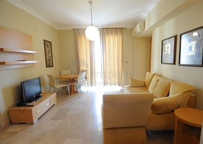 ضمن اشهر مجمعات الانيا - شقة مفروشة غرفتين وصالة 