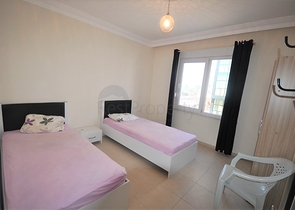 اطلالة بحر مباشرة - غرفتين وصالة ضمن مجمع سكني في كاستل / الانيا 