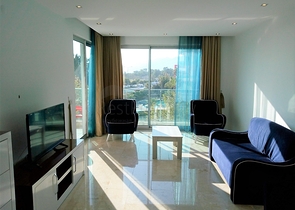 اول خط على البحر - شقة مفروشة غرفة وصالة في كاستل / الانيا 