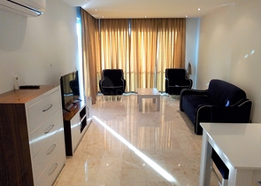 اول خط على البحر - شقة مفروشة غرفة وصالة في كاستل / الانيا 