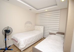 شقة 2 + 1 مع الأثاث 250 متر من البحر في أنطاليا  